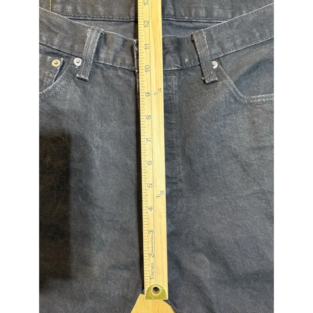 Levi's 501 Original Fit Jeans Men's W34 L32 Black Button Fly 100% Cotton